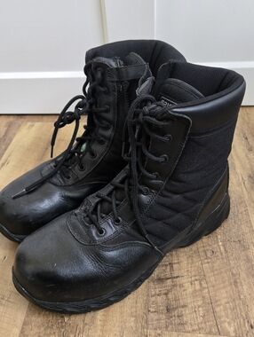 Original Swat Side Zip Black Size 12 Work Safety Boots